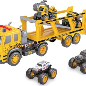 Wiky Vehicles Tahač se 4 auty a efekty 45 cm