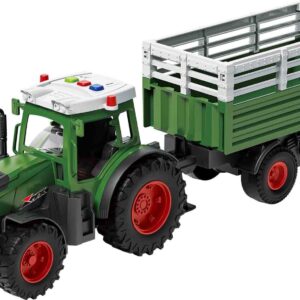 Wiky Vehicles Traktor s vlečkou a efekty 42 cm